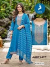Mashuka By Kaya Milano Shimmer Kurti With Bottom Dupatta